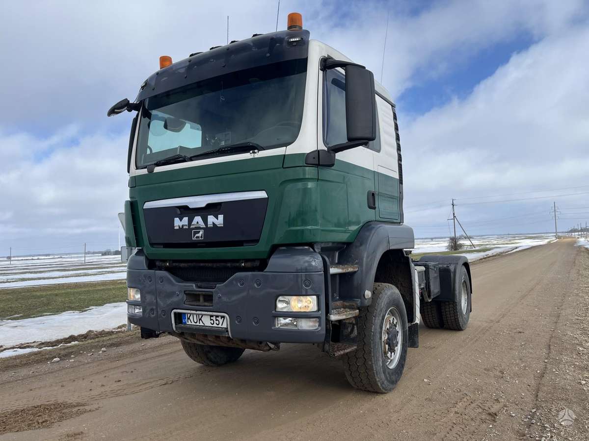MAN TGS 18.440 4X4 BLS, Kardanas, single sleeper