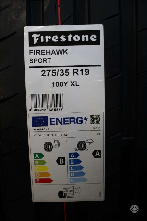 Firestone Firehawk Sport, летние 245/40 R19