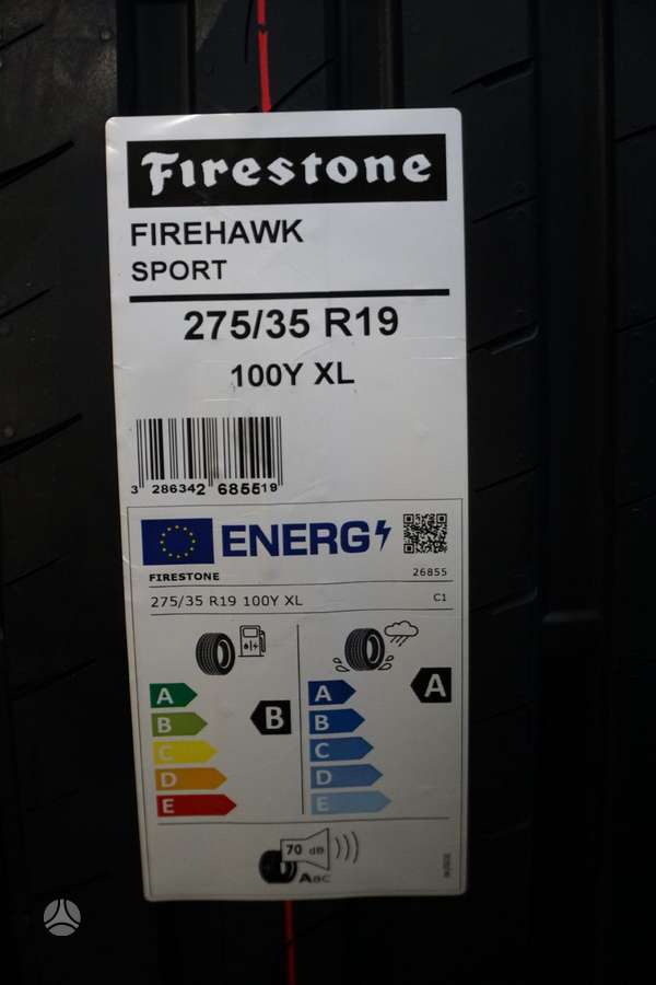 Firestone Firehawk Sport, vasaras 245/40 R19