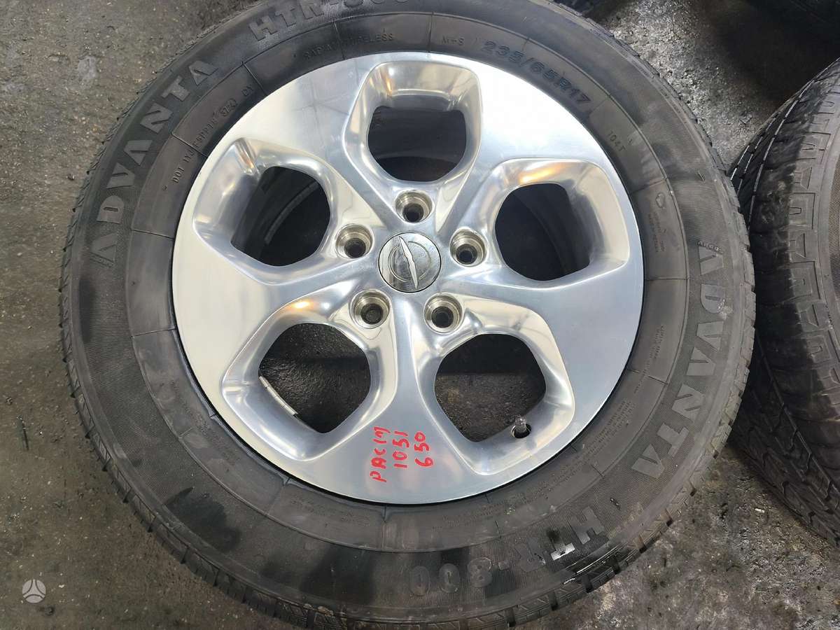 Chrysler Pacifica, light alloy, R17