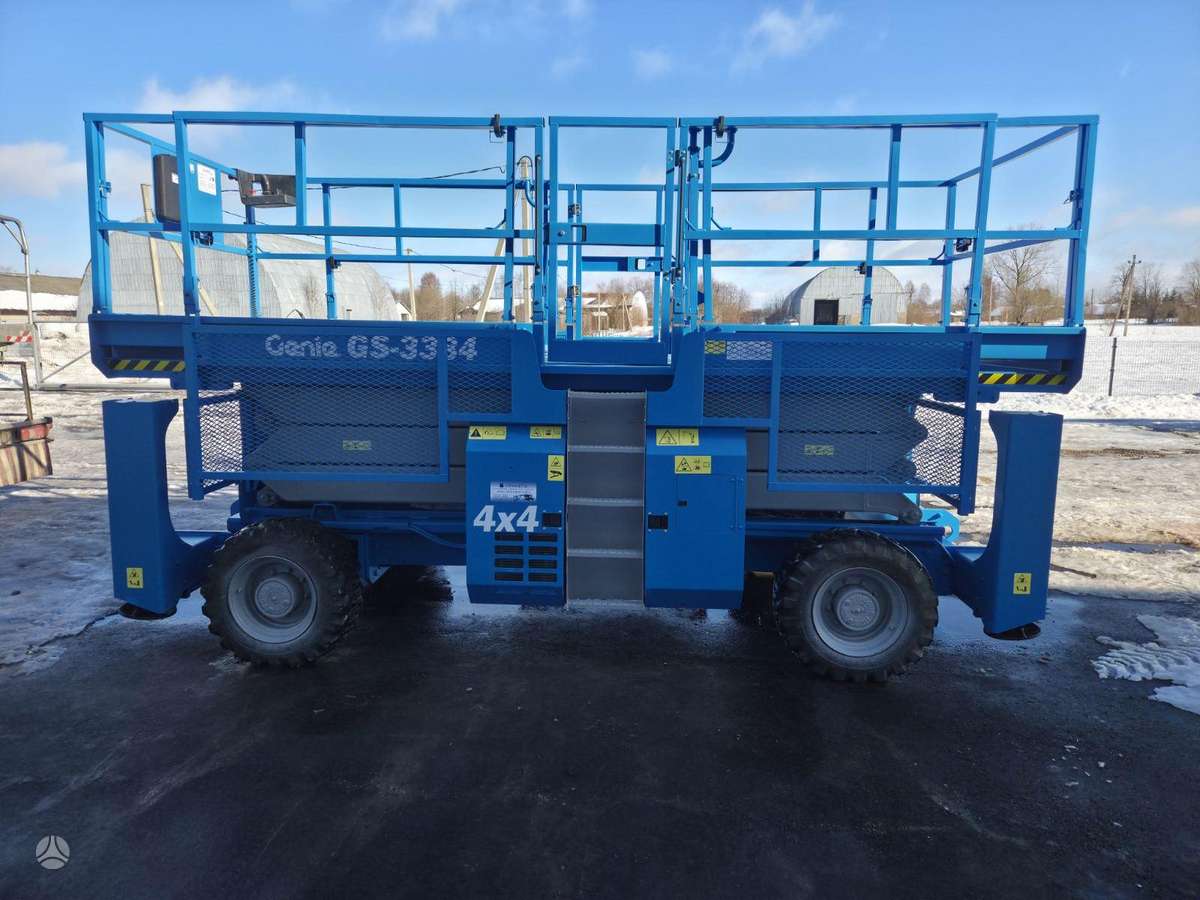 Genie GS 3384 RT, šķērveida pacēlājs