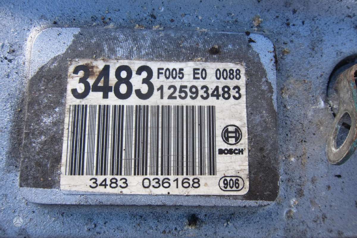 Saab 9-3 Variklio kodas z28net