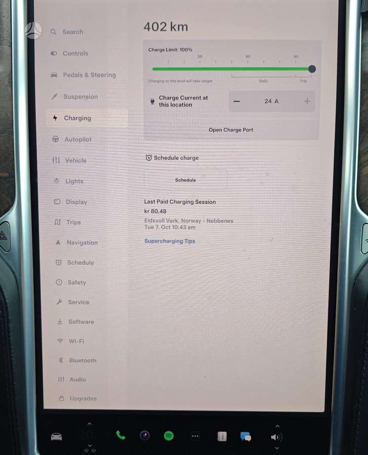 Tesla Model S, 90 kWh, hatchback