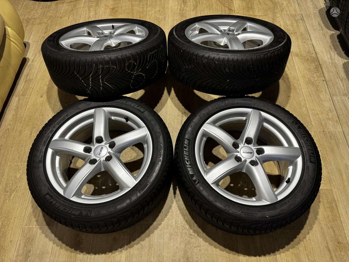 Audi A4 su žiem. padangomis, легкосплавные , R17
