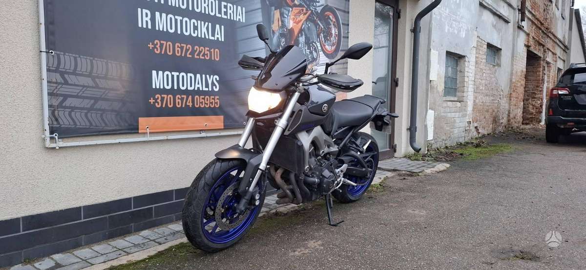 Yamaha MT 09 900cc, street / classic