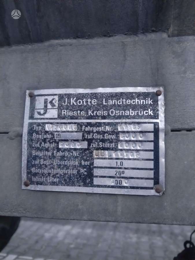 -Kita- J.KOTTE Landtechnik, cisterninės