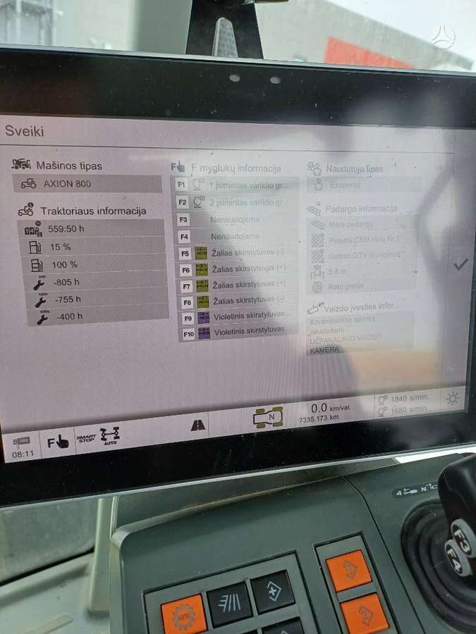 Claas Axion 850, tractors