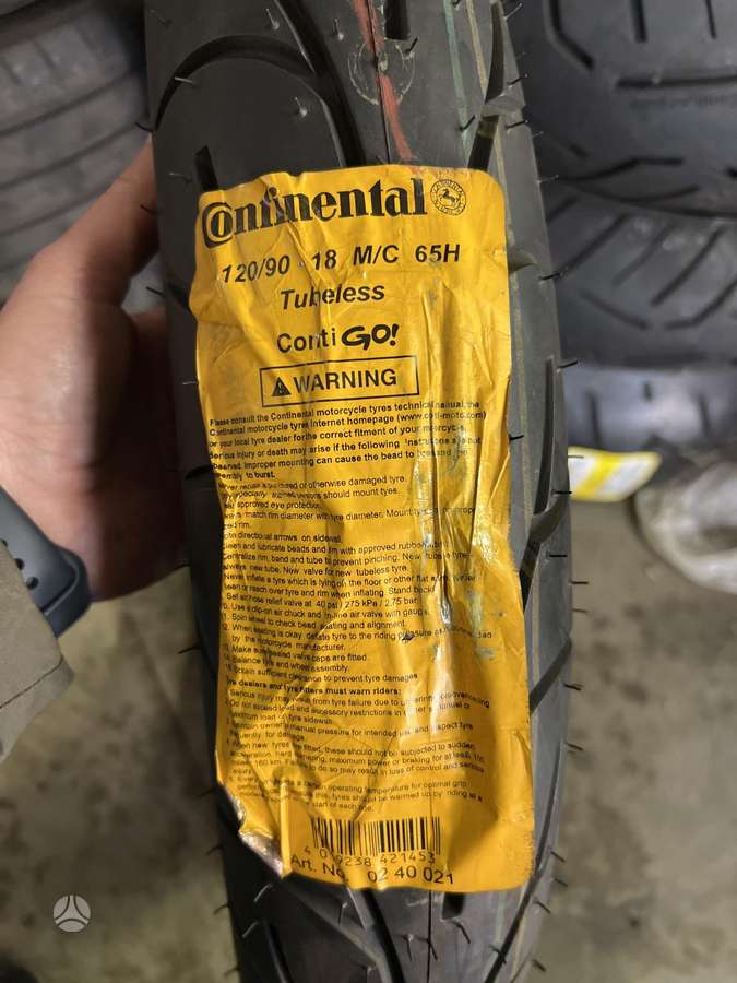 Continental Conti Go!, summer 120/90 R18