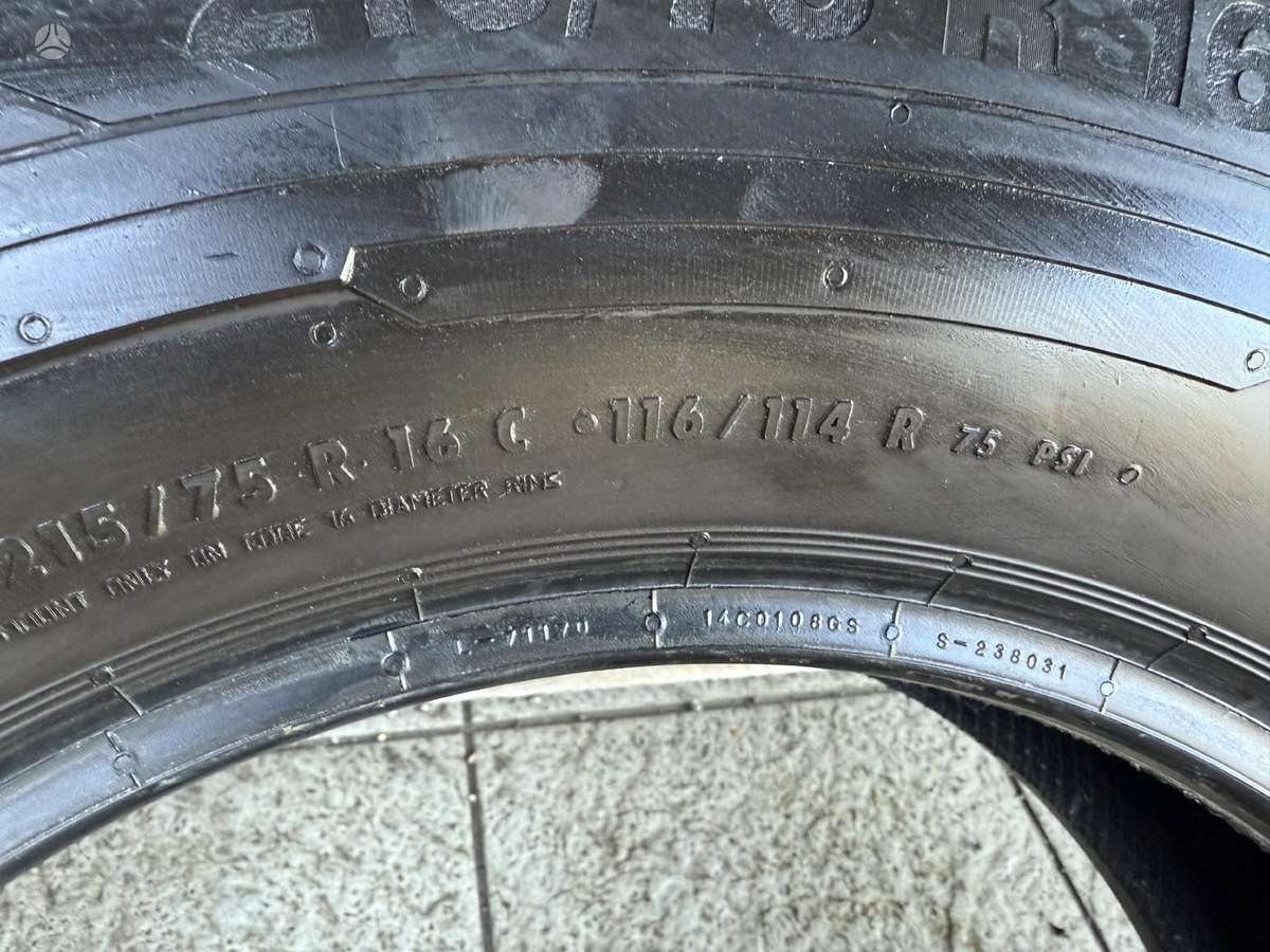Continental ContiVanContact100/2024m, summer 215/75 R16