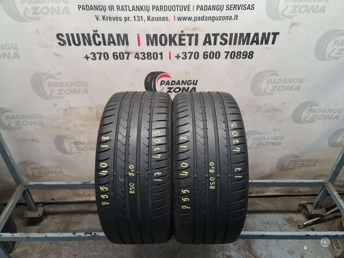 Goodyear EfficientGrip RSC, летние 255/40 R18