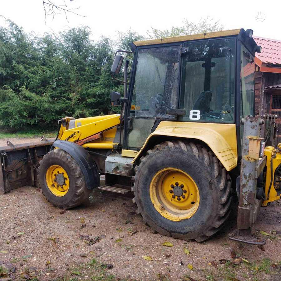 Fermec 860x, экскаваторные погрузчики