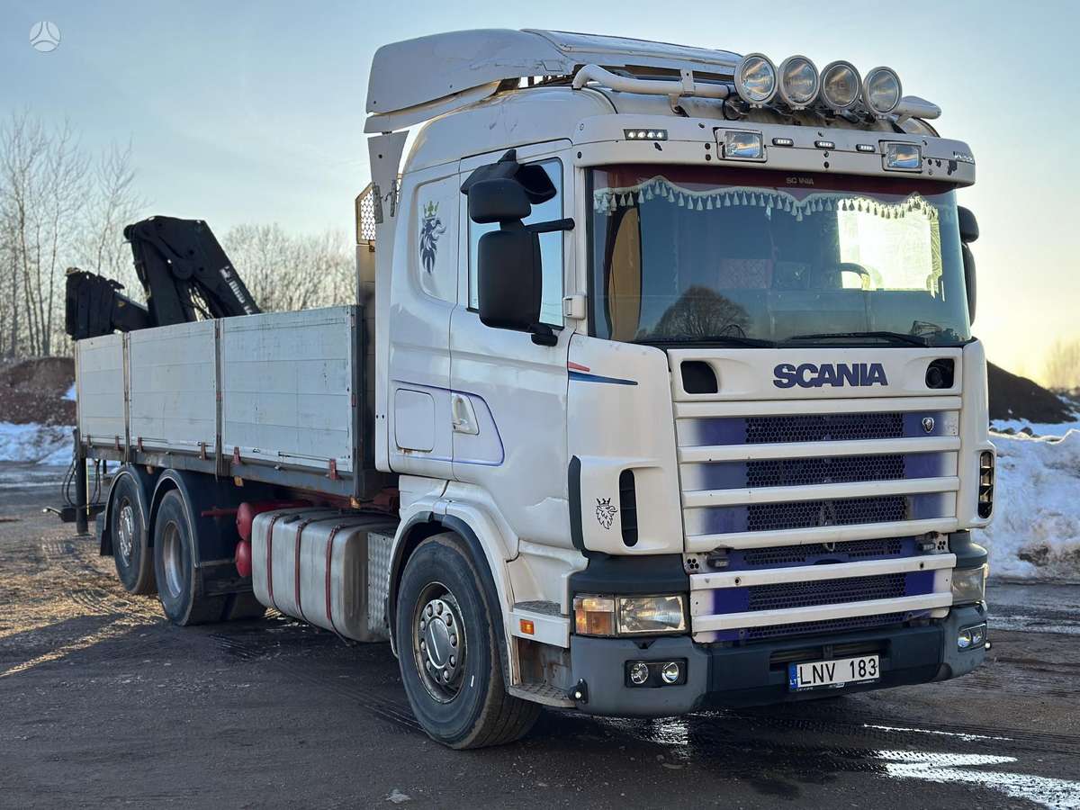 Scania 144, crane trucks