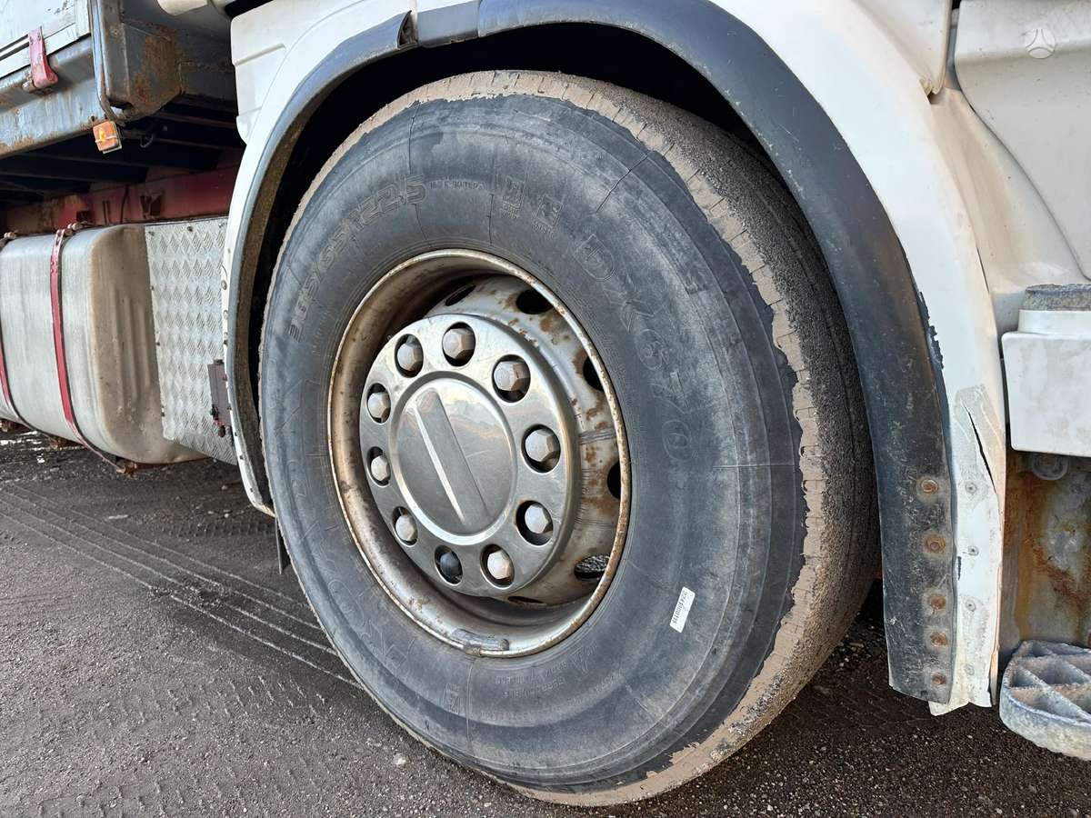Scania 144, с краном
