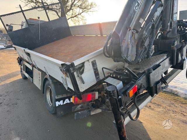 MAN 8.225 LK, самосвалы с краном