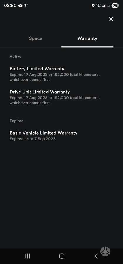 Tesla Model 3, 75 kWh, sedanas