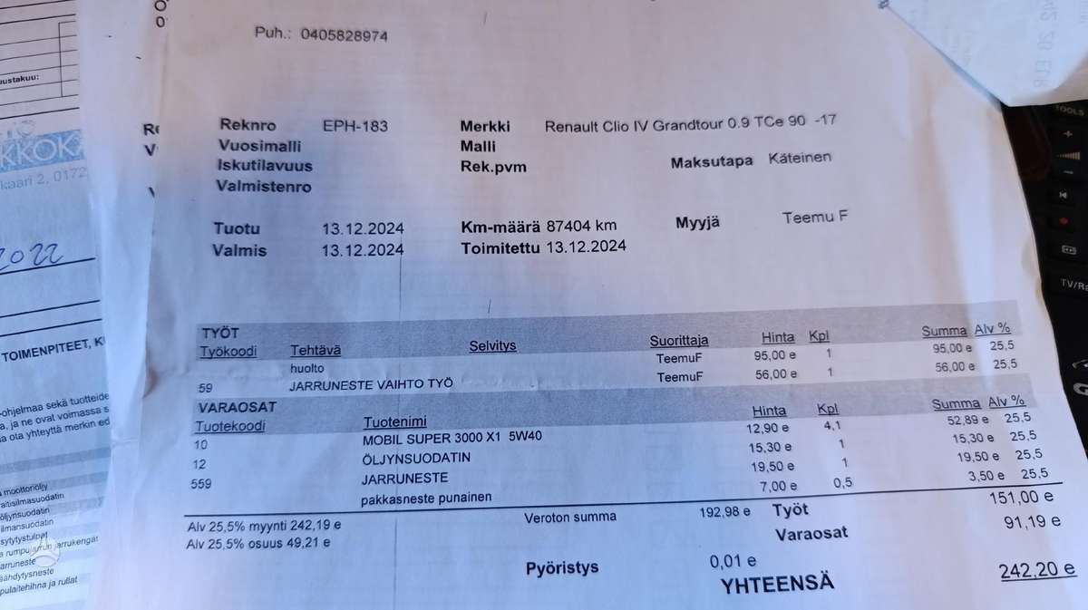 Renault Clio, 0.9 l., universalas