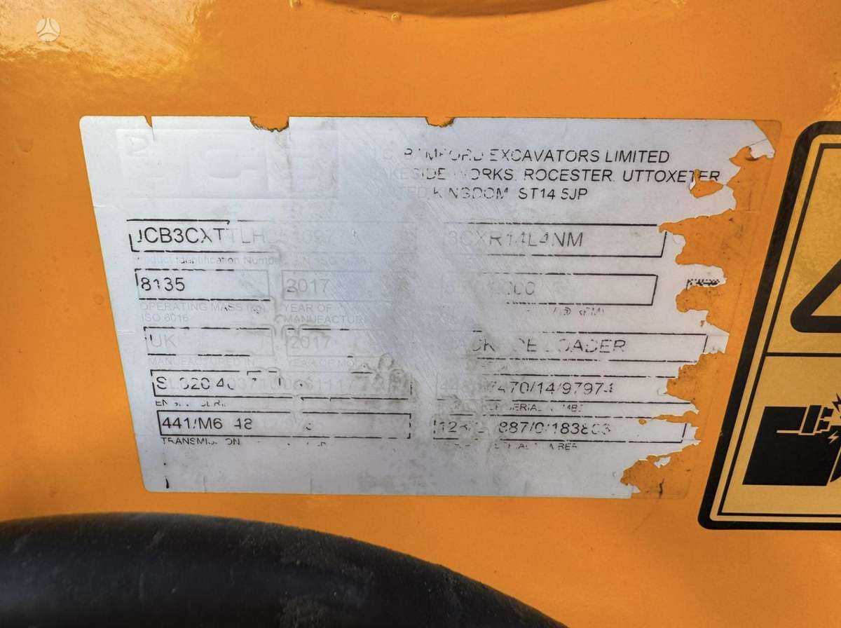 JCB 3CX, экскаваторные погрузчики