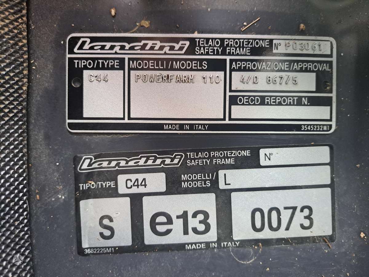 Landini Powerfarm 110, тракторы