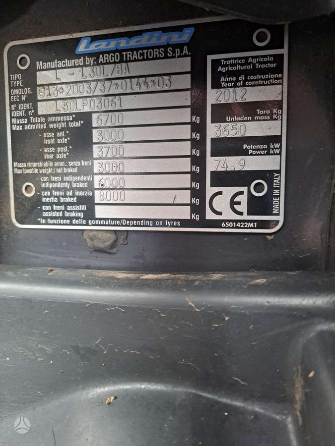 Landini Powerfarm 110, тракторы