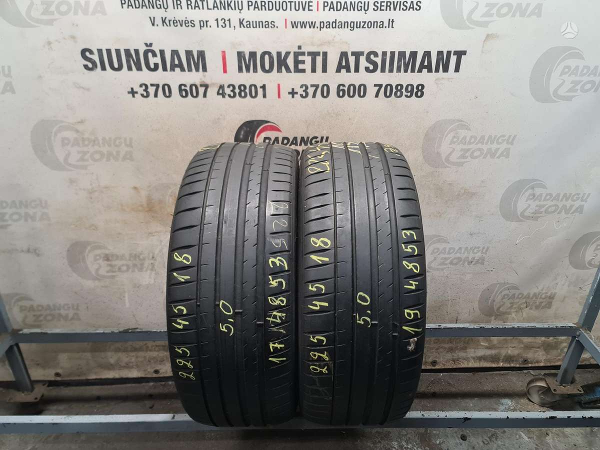 Michelin Pilot Sport 4, summer 225/45 R18
