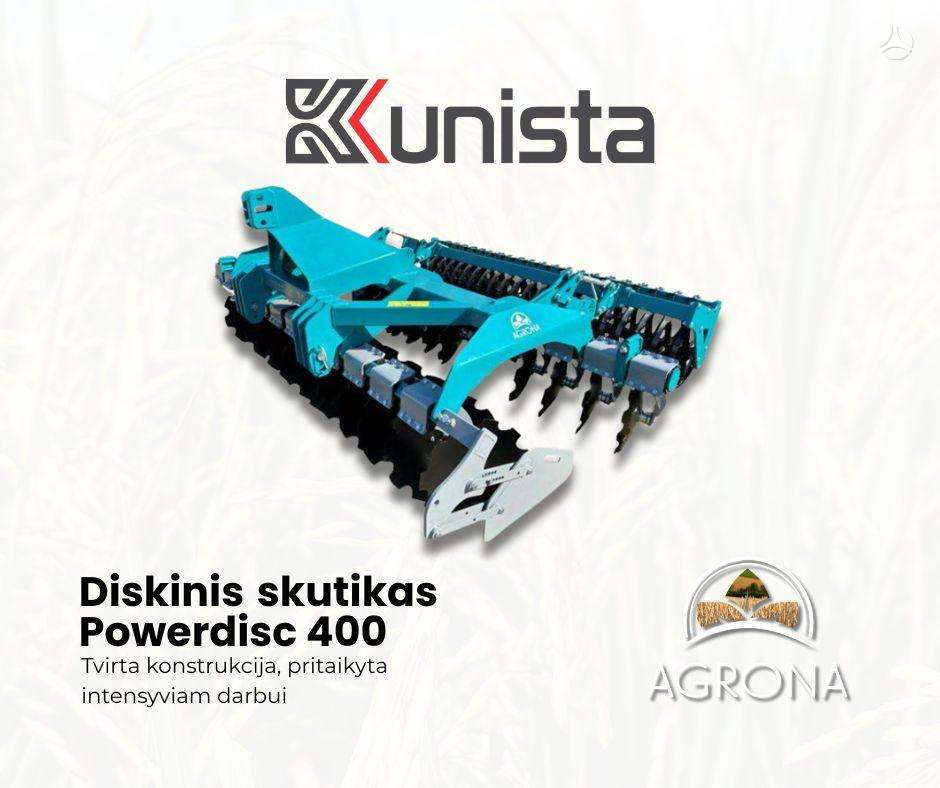 AGRONA Powerdisc 400, скребки, скрубберы