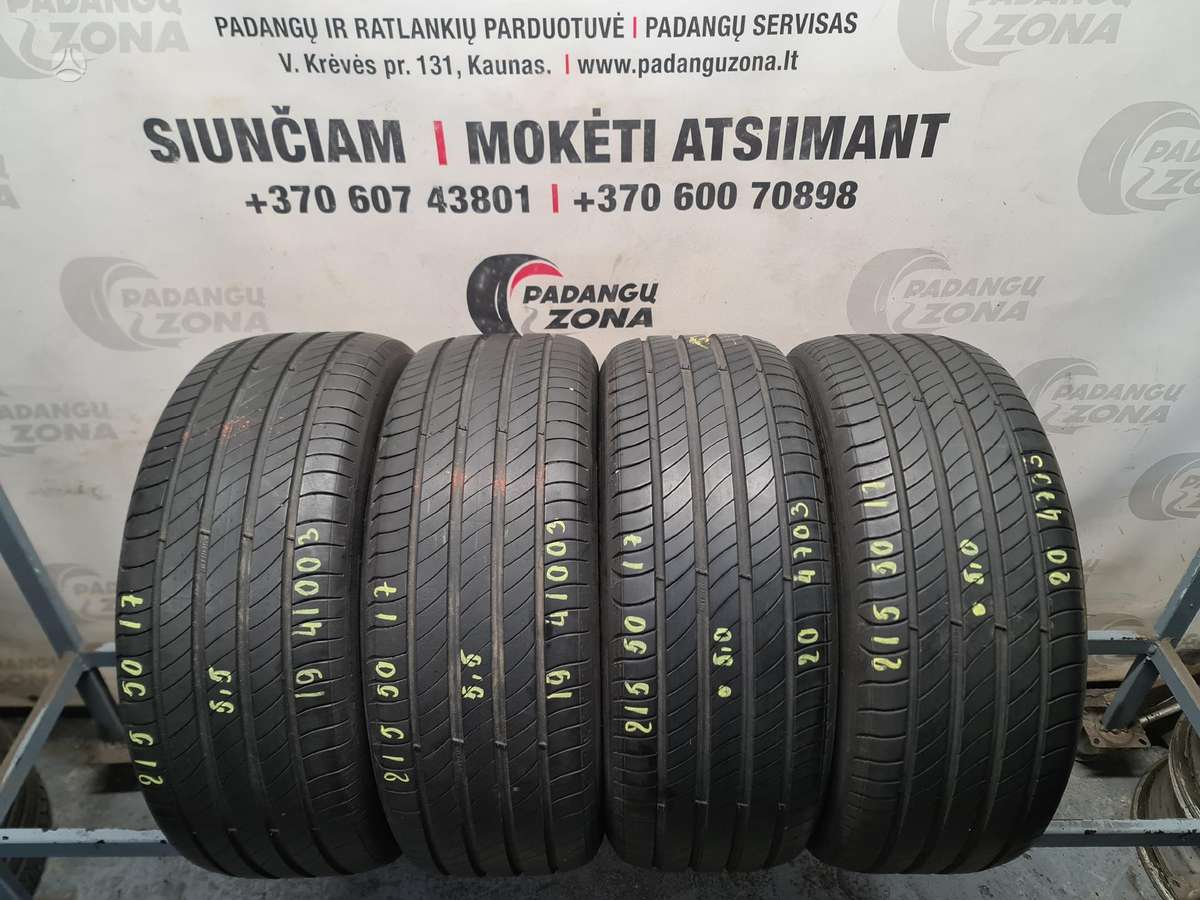 Michelin Primacy 4, vasarinės 215/50 R17