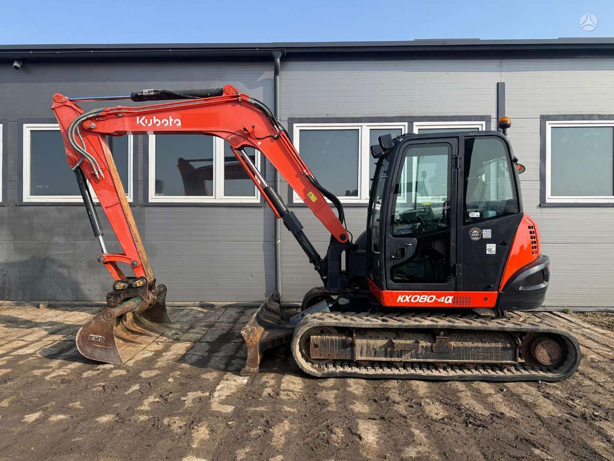 Kubota KX080, экскаваторы