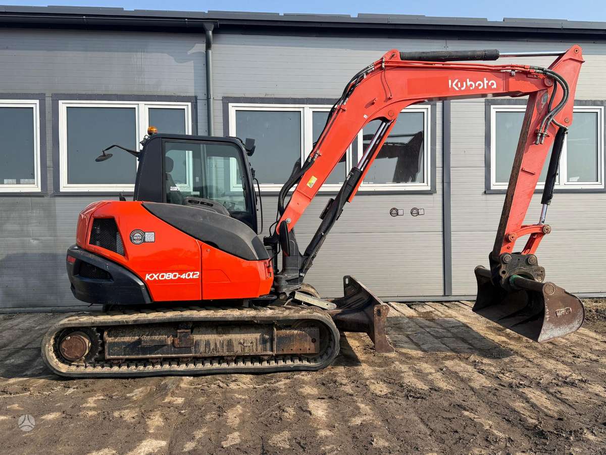 Kubota KX080, экскаваторы