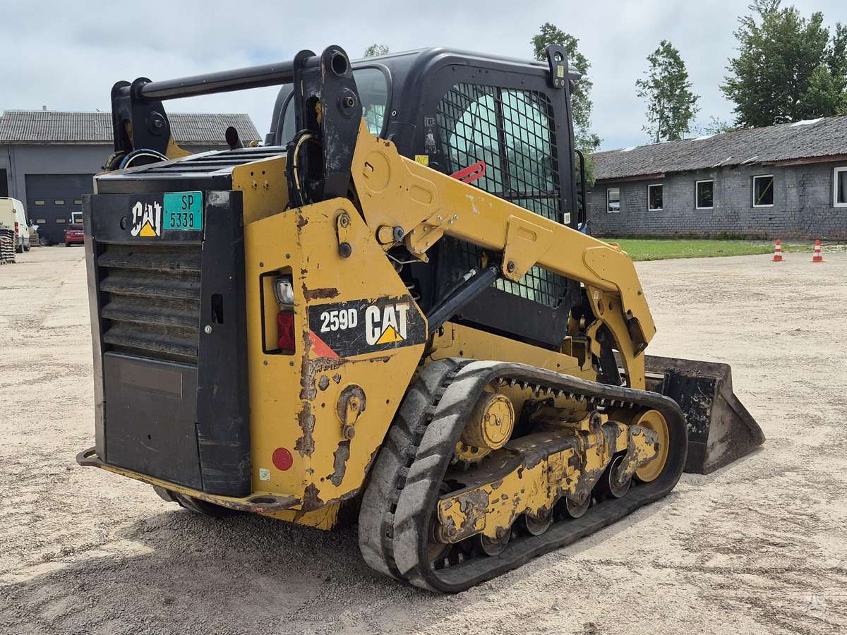 Caterpillar 259D, мини-погрузчики