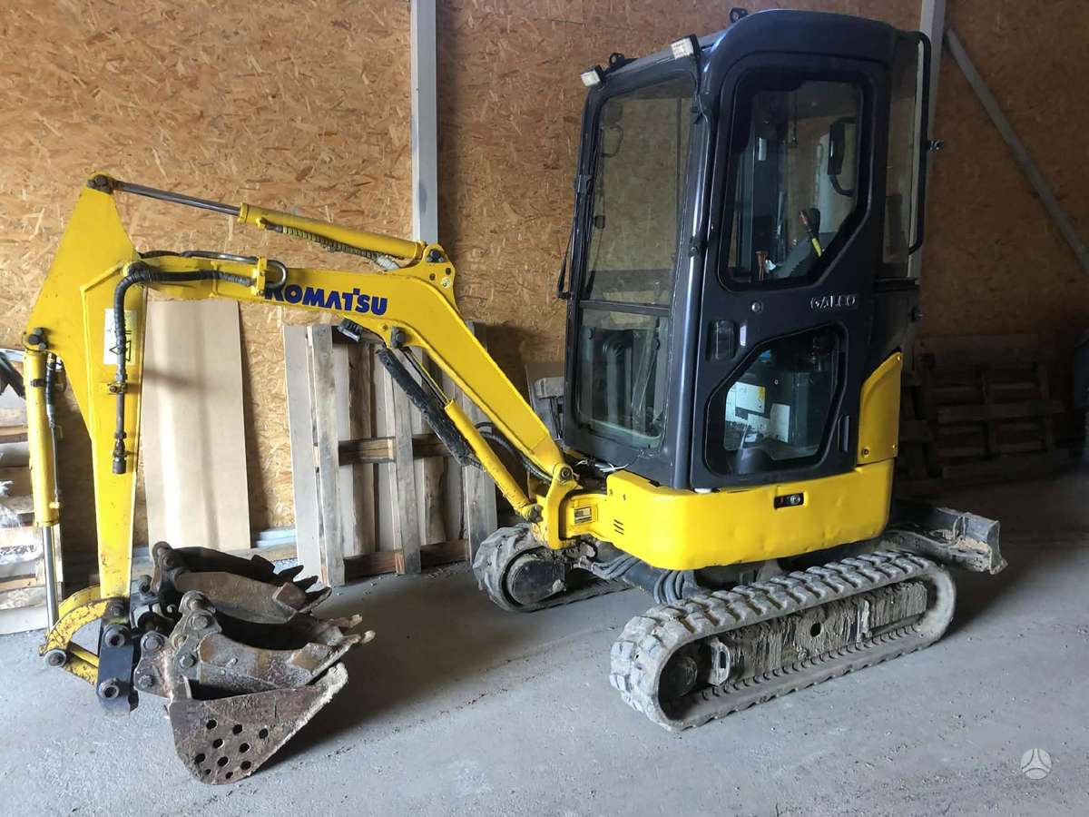 Komatsu PC16, мини-экскаваторы