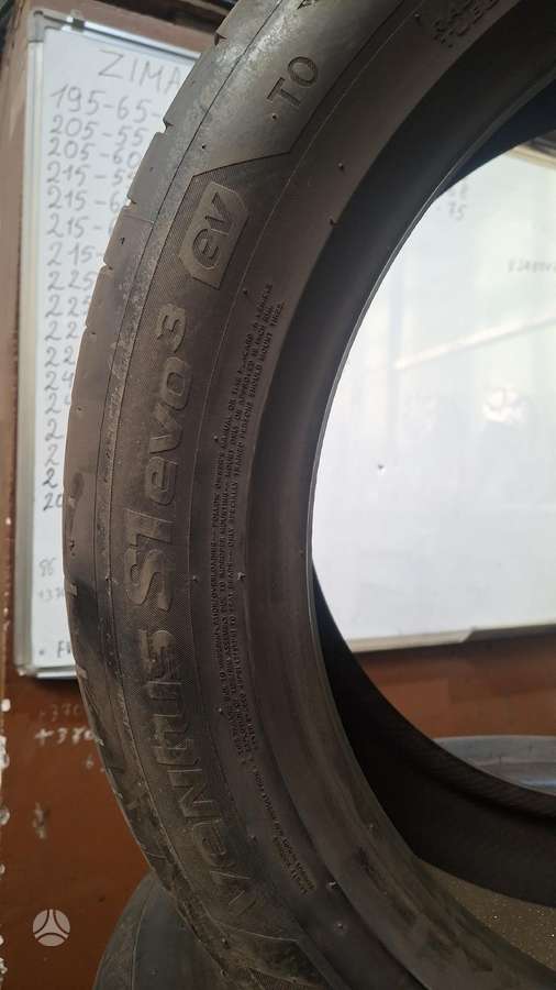 Hankook S1evo3, летние 255/45 R19