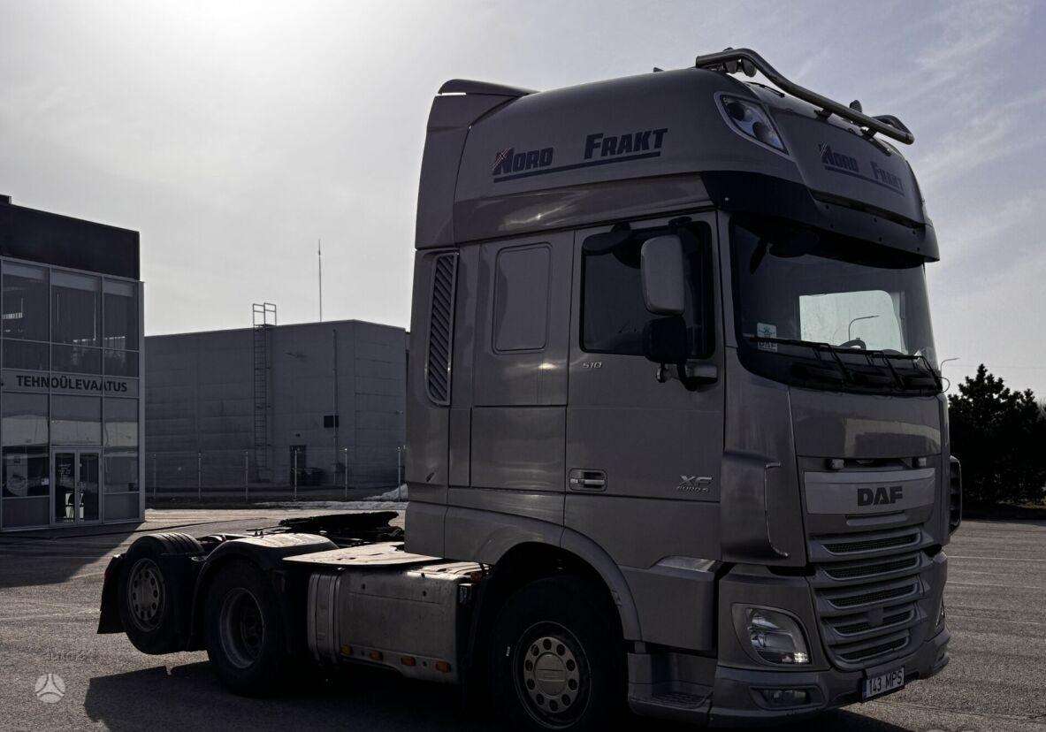 DAF XF510 6x2 Hydraulic, double sleeper