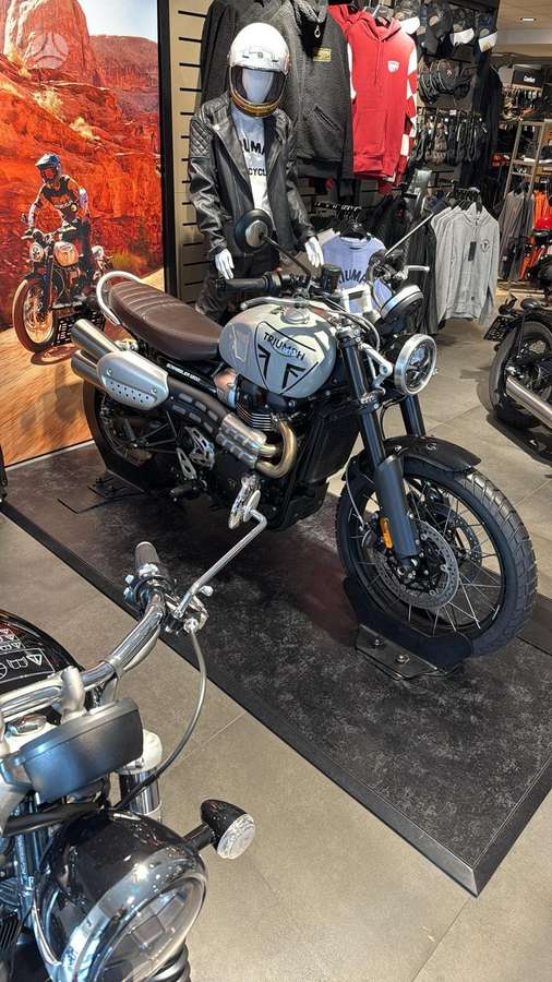 Triumph Scrambler 1200cc, street / classic