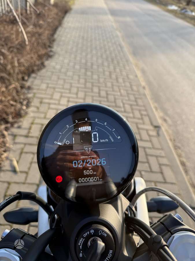 Triumph Scrambler 1200cc, street / classic