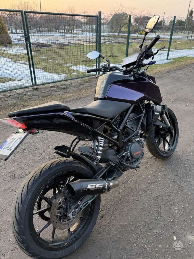 KTM Duke 125cc, street / classic