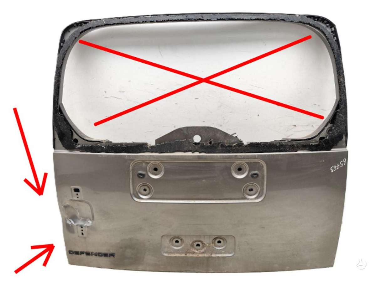 Land Rover Defender hood (front, rear)