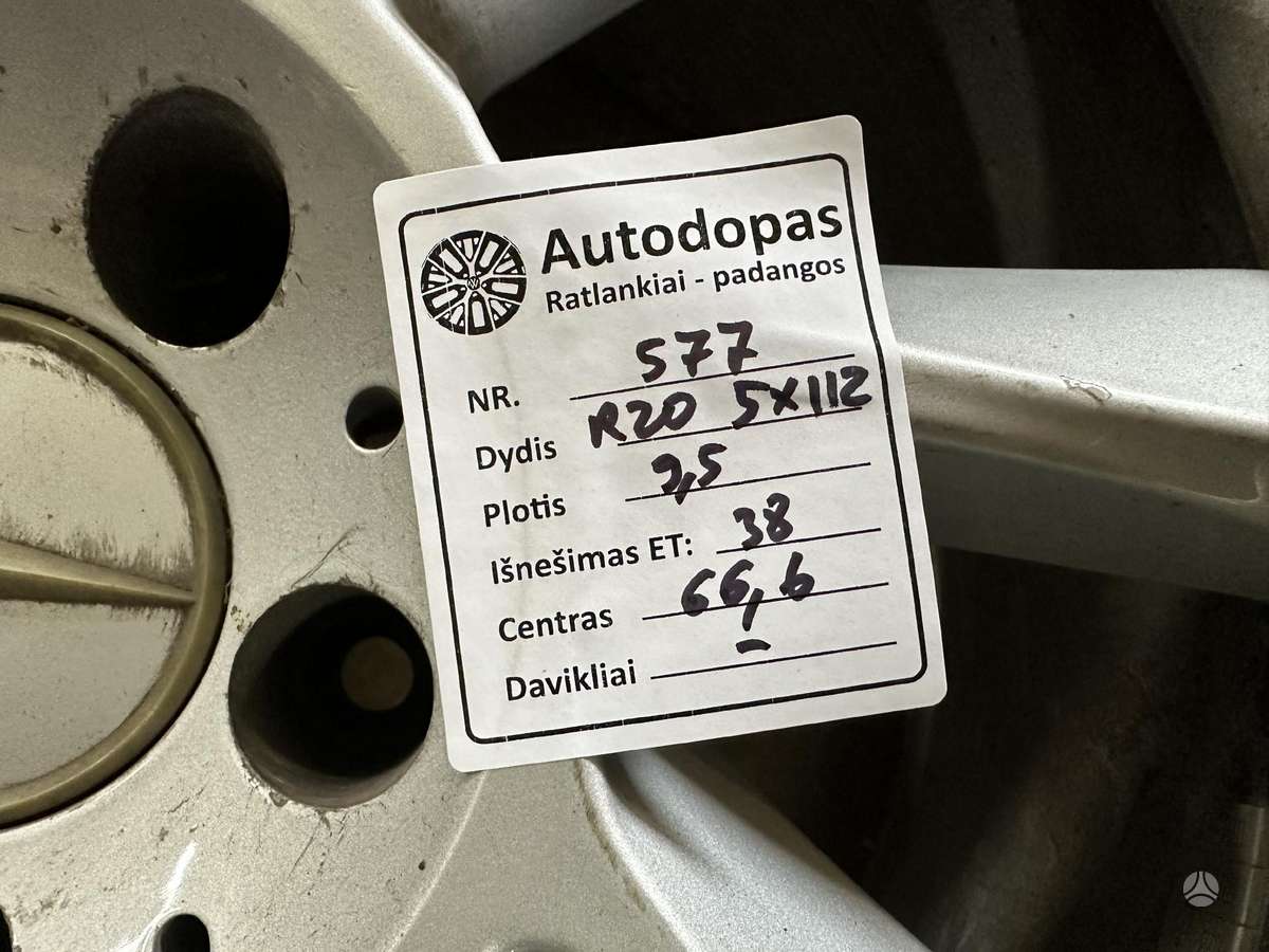 Mercedes-Benz, light alloy, R20