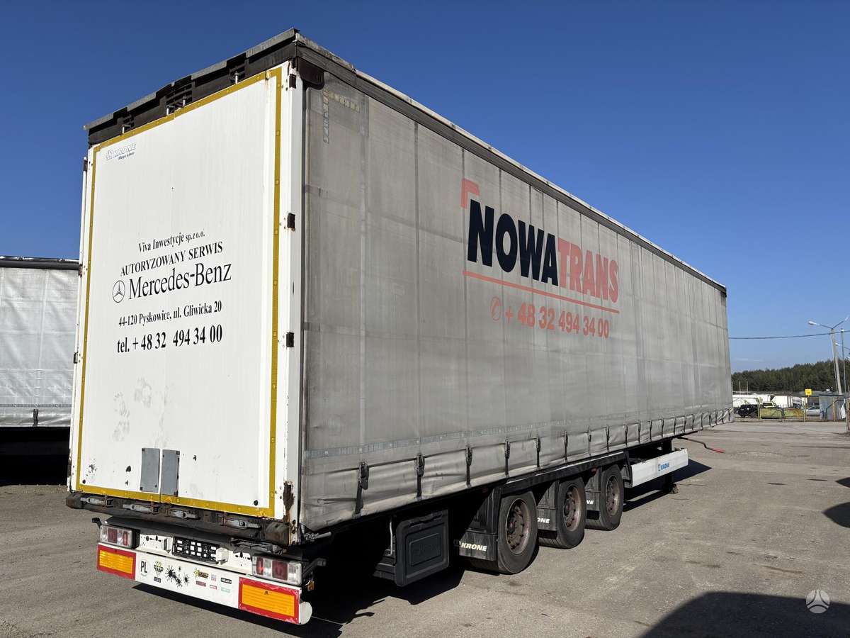 Krone MEGA, užuolaidinės / tentinės
