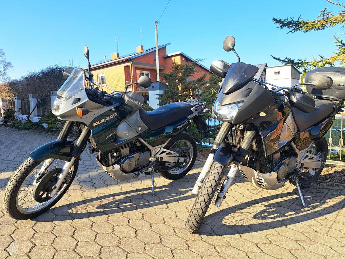 Kawasaki KLE 500cc, эндуро / adventure