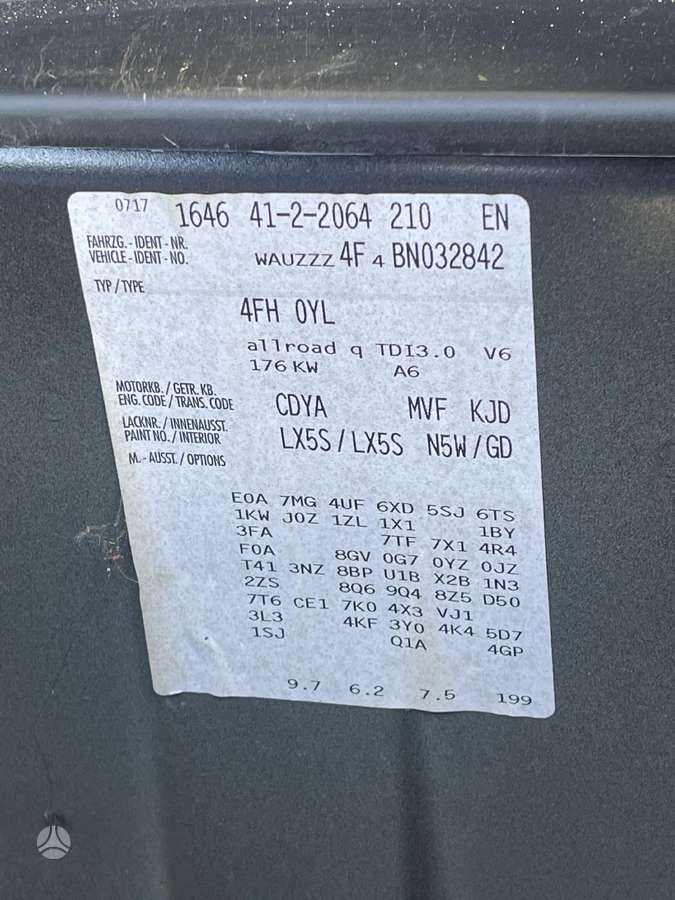 Audi A6 allroad for parts