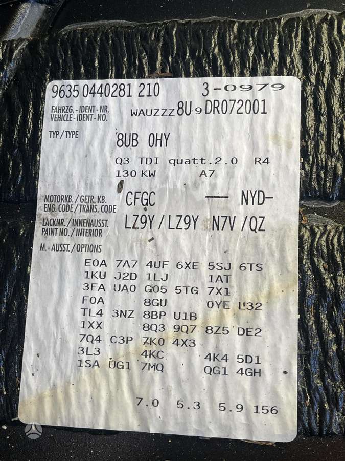Audi Q3 по частям
