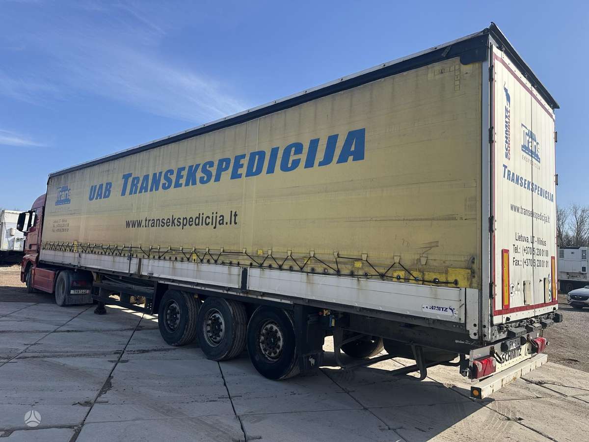 Schmitz Bort-schtora, curtainsider with dropside
