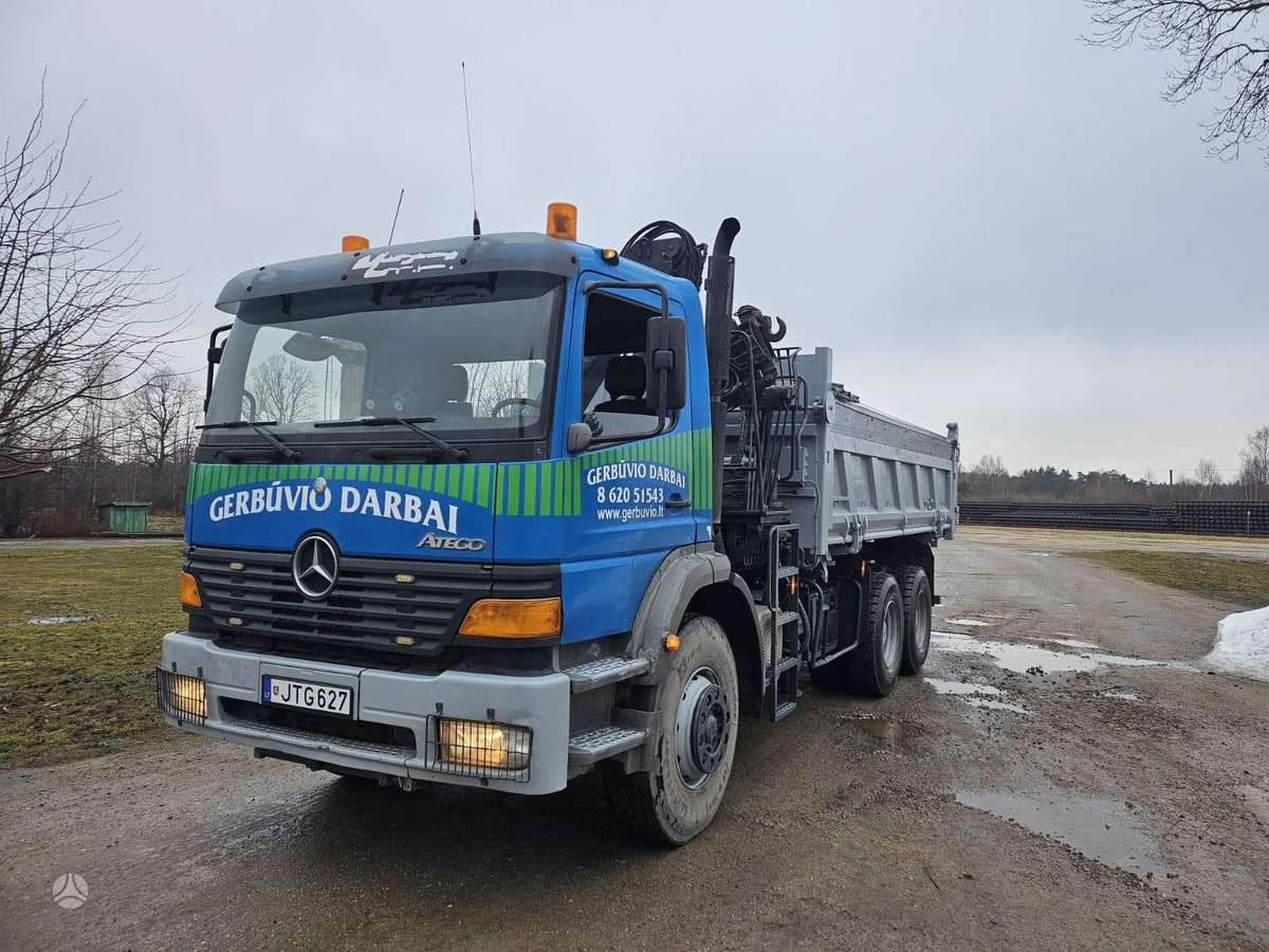 Mercedes-Benz Atego, dumpers with crane