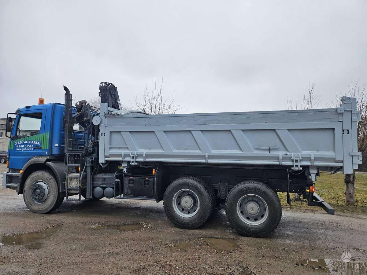 Mercedes-Benz Atego, dumpers with crane