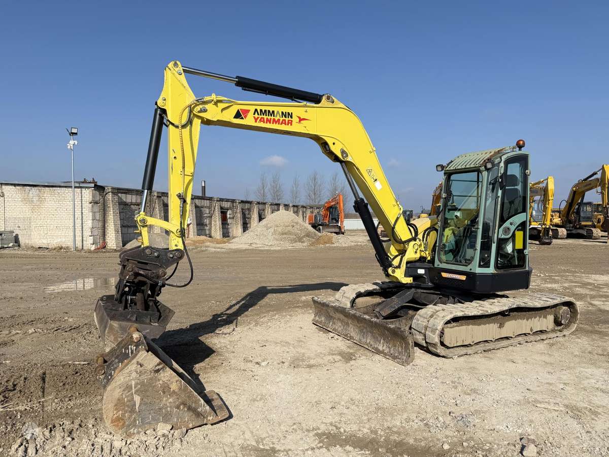 Yanmar VIO 75-A, ekskavatoriai