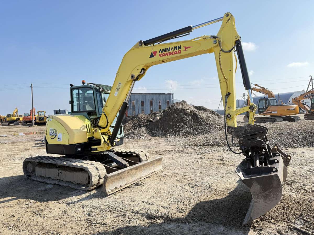 Yanmar VIO 75-A, ekskavatoriai