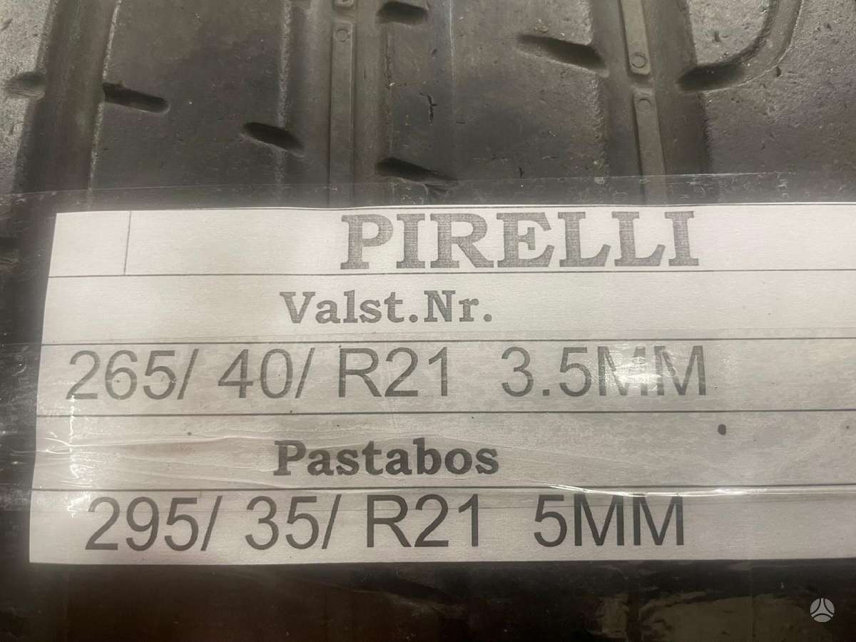 Pirelli P Zero, vasarinės 295/35 R21