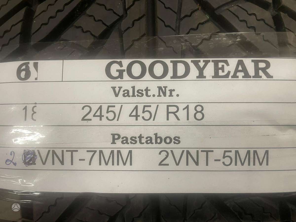 Goodyear, universalios 245/45 R18