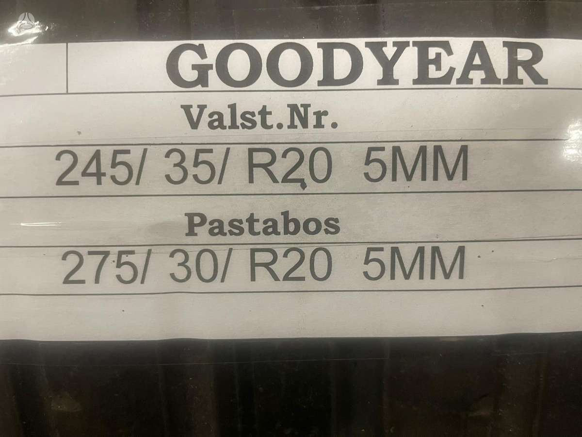 Goodyear Eagle, vasarinės 275/30 R20