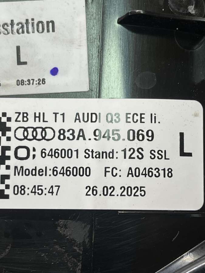 Audi Q3 Sportback Sportbak